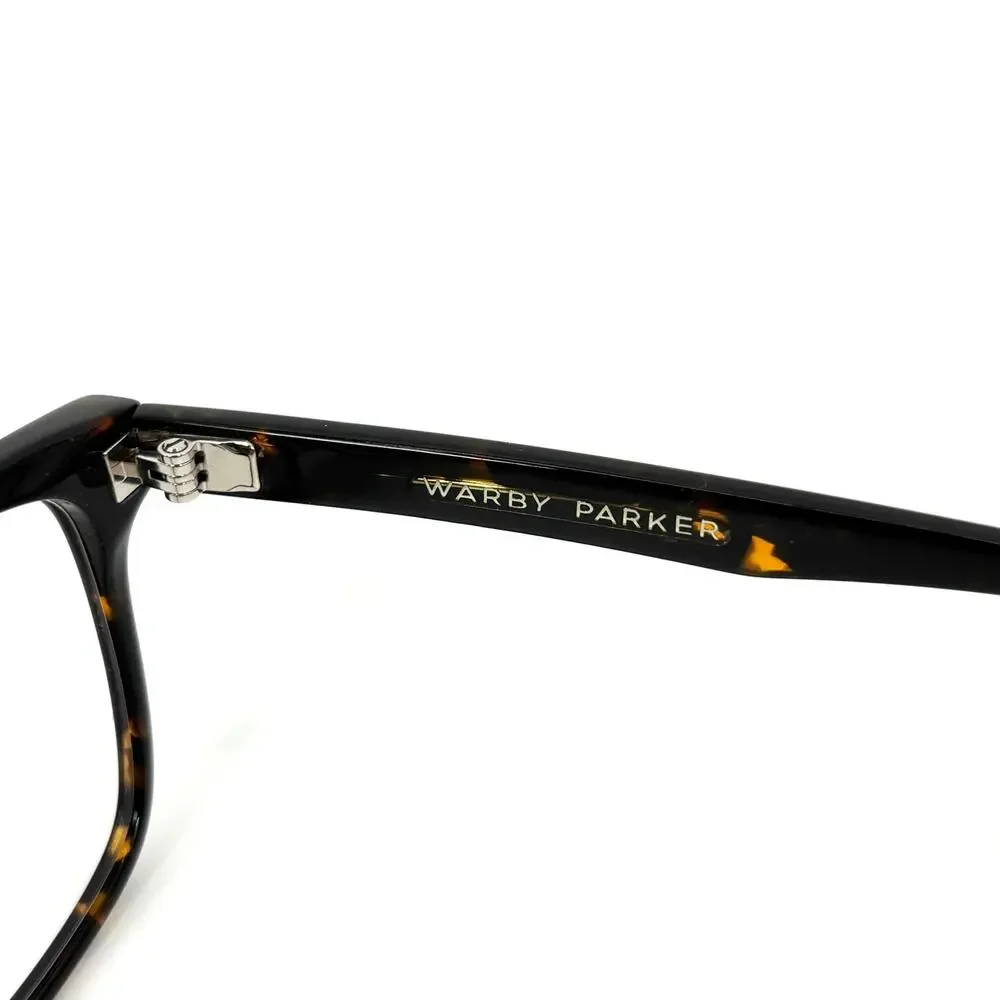 Warby Parker Chamberlain 200 50-18-140 Eyeglasses Frames Tortoise Square Brown